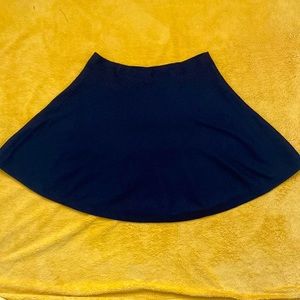 Women’s Large Primark Black Mid Thigh Skater Skirt